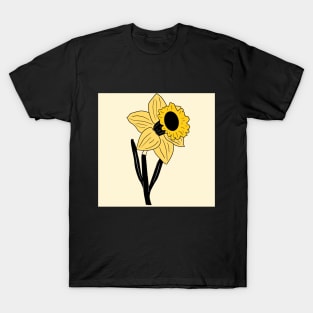 Yellow Daffodil Flower T-Shirt